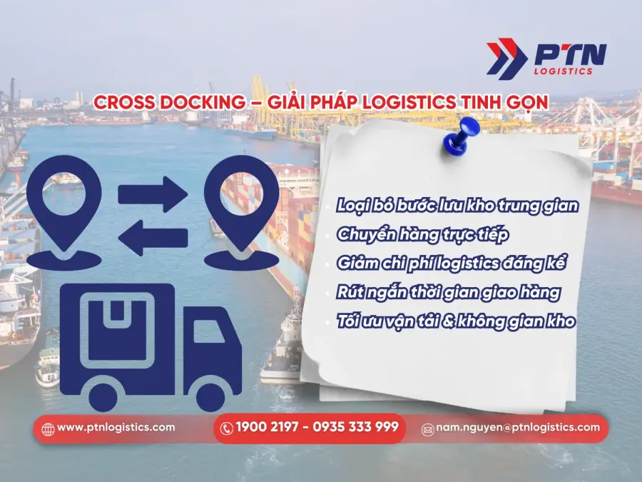 Cross docking là giải pháp logistics tinh gọn