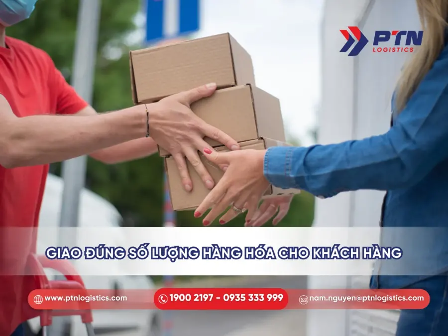 Giao đúng số lượng hàng cho khách hàng