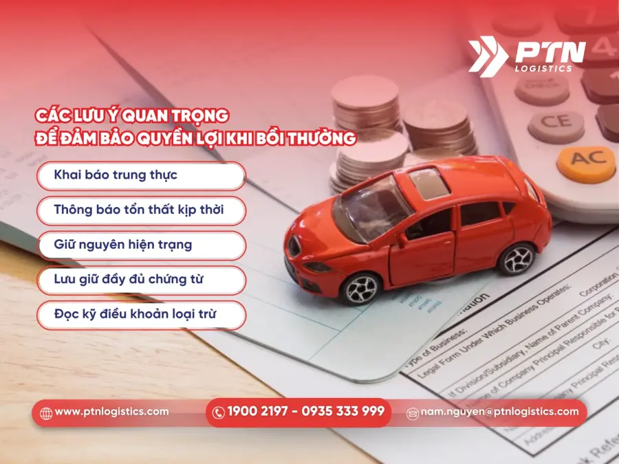 Những lưu ý quan trọng để đảm bảo quyền lợi khi bồi thường