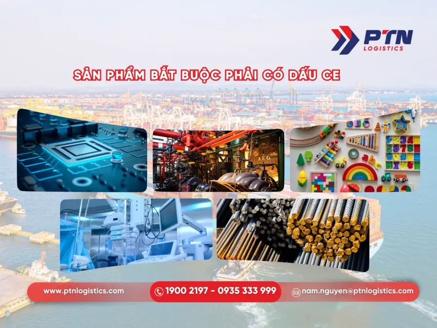 Các sản phẩm bắt buộc phải có dấu CE
