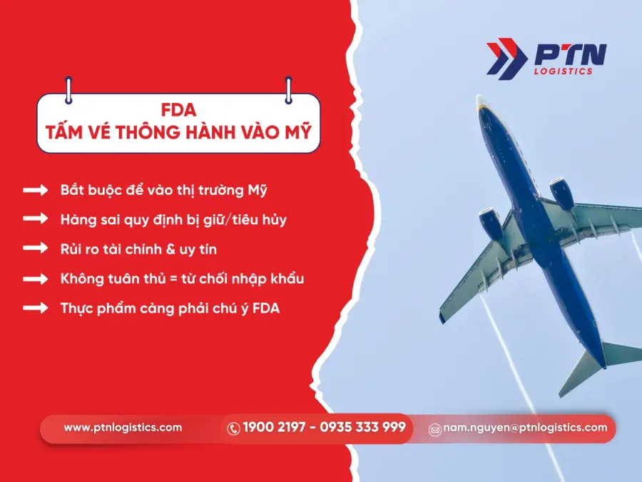 FDA là tấm vé thông hành vào Mỹ