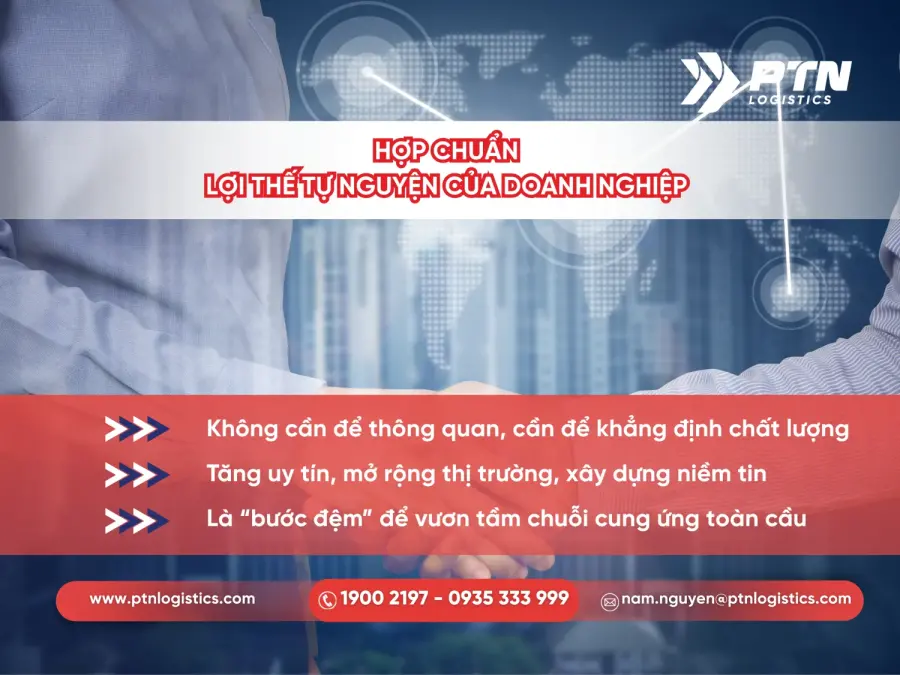 Hợp chuẩn là lợi thế tự nguyện của doanh nghiệp