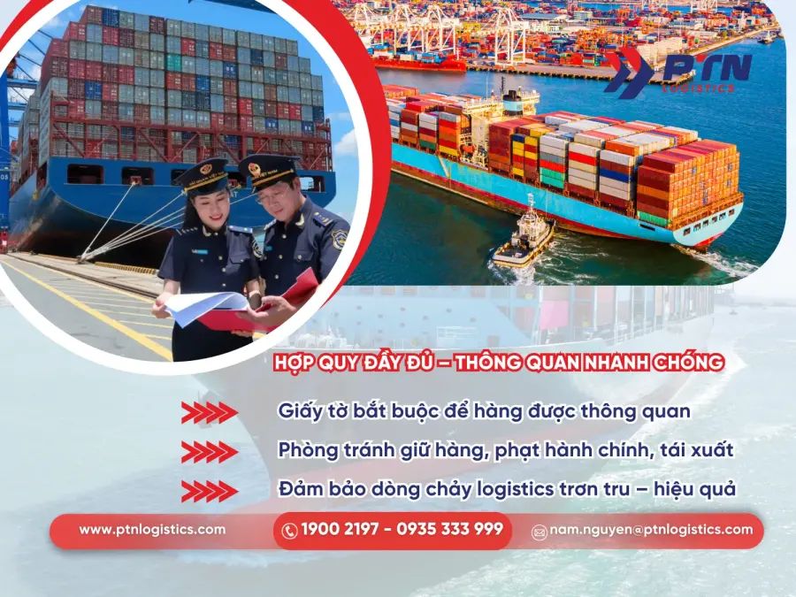 Hợp quy đầy đủ hỗ trở thông quan nhanh chóng