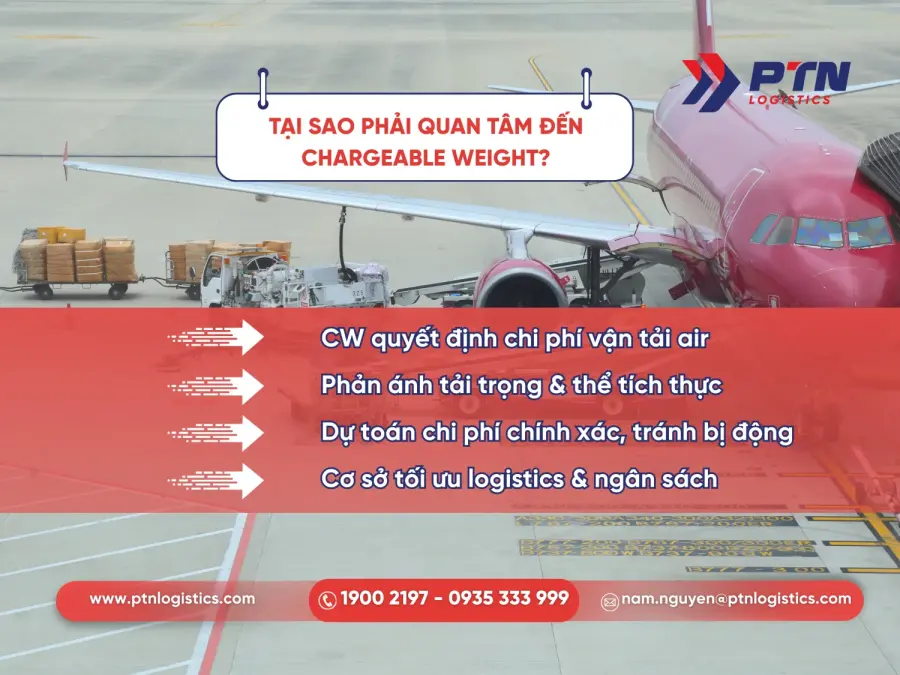 Tại sao phải quan tâm đến chỉ spps chargeable weight