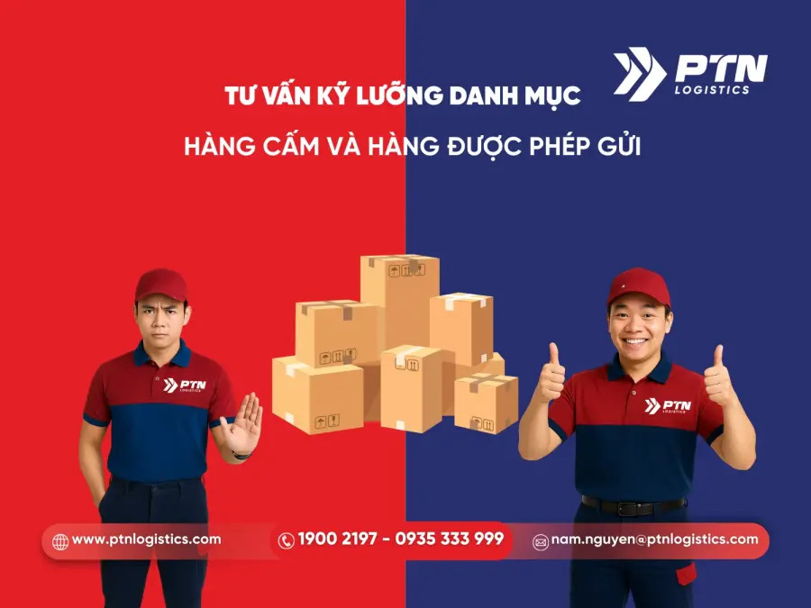 Tư vấn kỹ lưỡng về danh mục hàng cấm và hàng được phép gửi