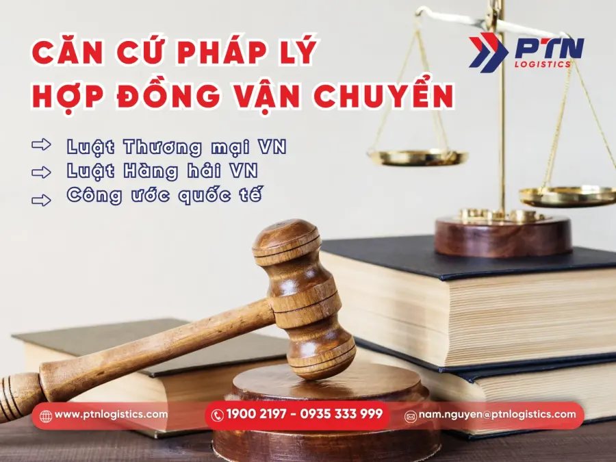 Các căn cứ pháp lý khi ký hợp đồng vận chuyển hàng hóa