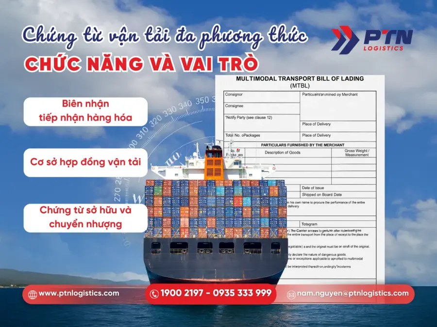 Các chức năng và vai trò của chứng từ trong logistics