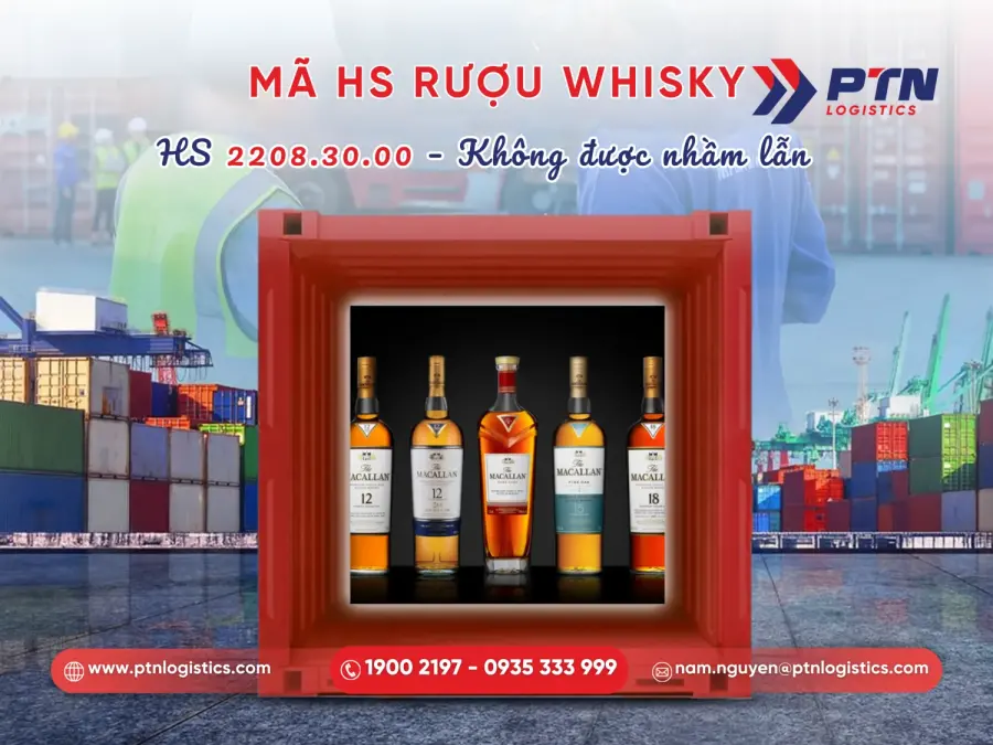 Mã HS Code rượu whisky