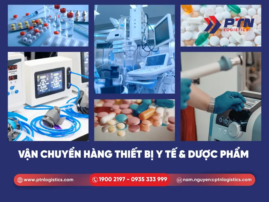 Vận chuyển loại hàng thiết bị y tế và dược phẩm