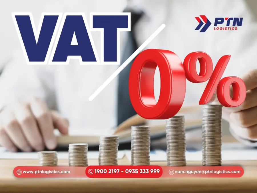 Hàng hóa của mã loại hình B11 được hưởng mức thuế giá trị gia tăng(VAT) là 0