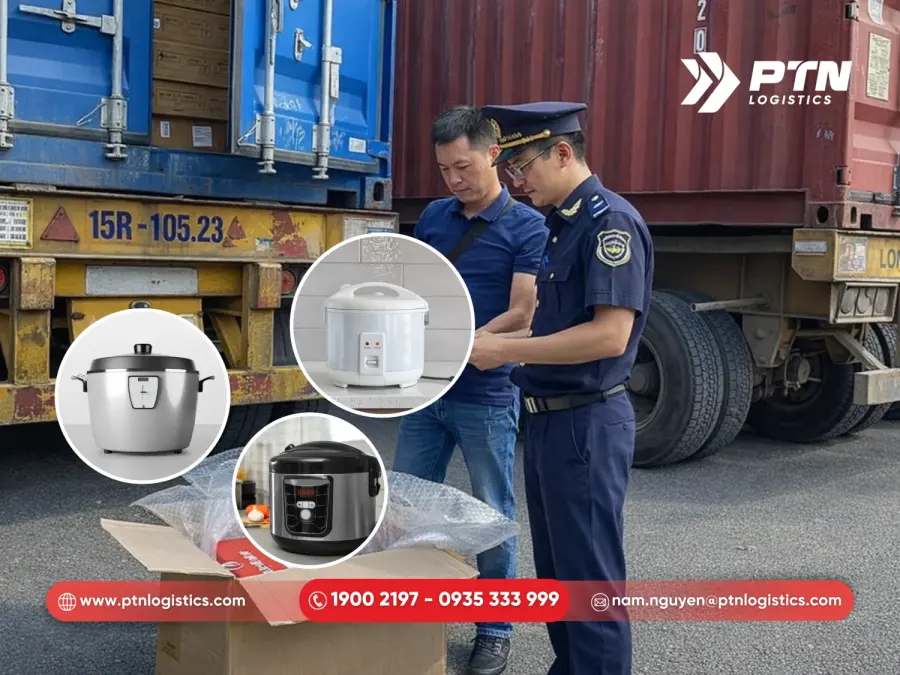 Vướng mắc thủ tục thông quan và kiểm tra chuyên ngành nồi cơm điện