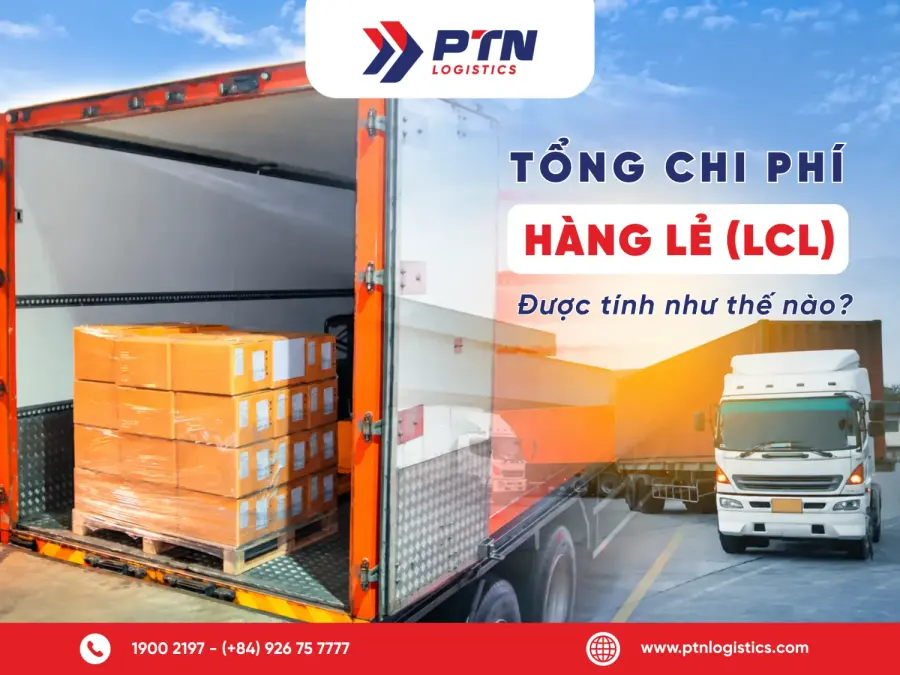Cách tín chi phí vận tải LCL