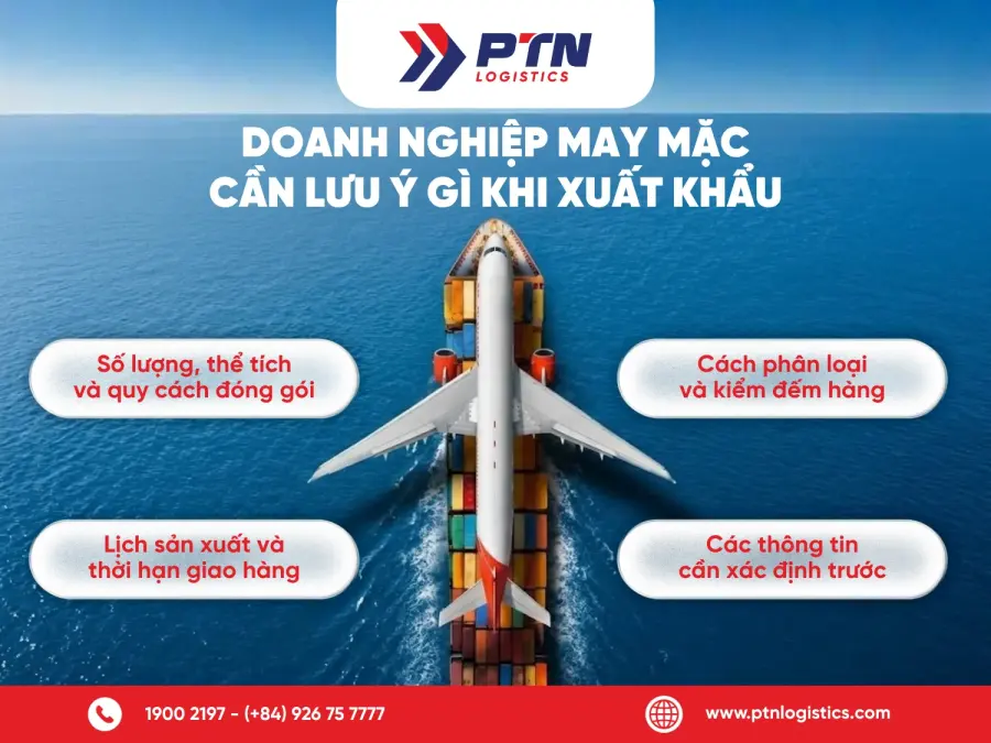 Doanh nghiệp may mặc cần lưu ý gì khi xuất khẩu