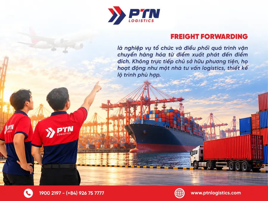 Khái niệm freight forwarding