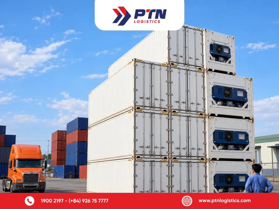 Khi nào có thể dùng Sea freight cho hàng kiểm soát nhiệt độ