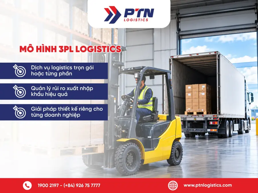 Mô hình 3PL Logistics gồm những công việc nào?